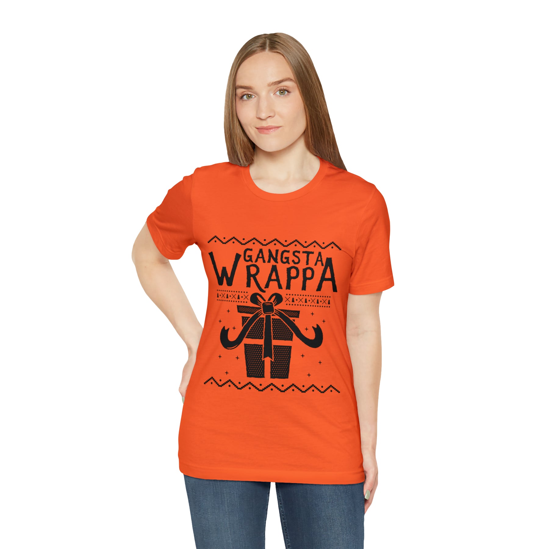 Gangsta Wrapper - Unisex Jersey Short Sleeve Tee