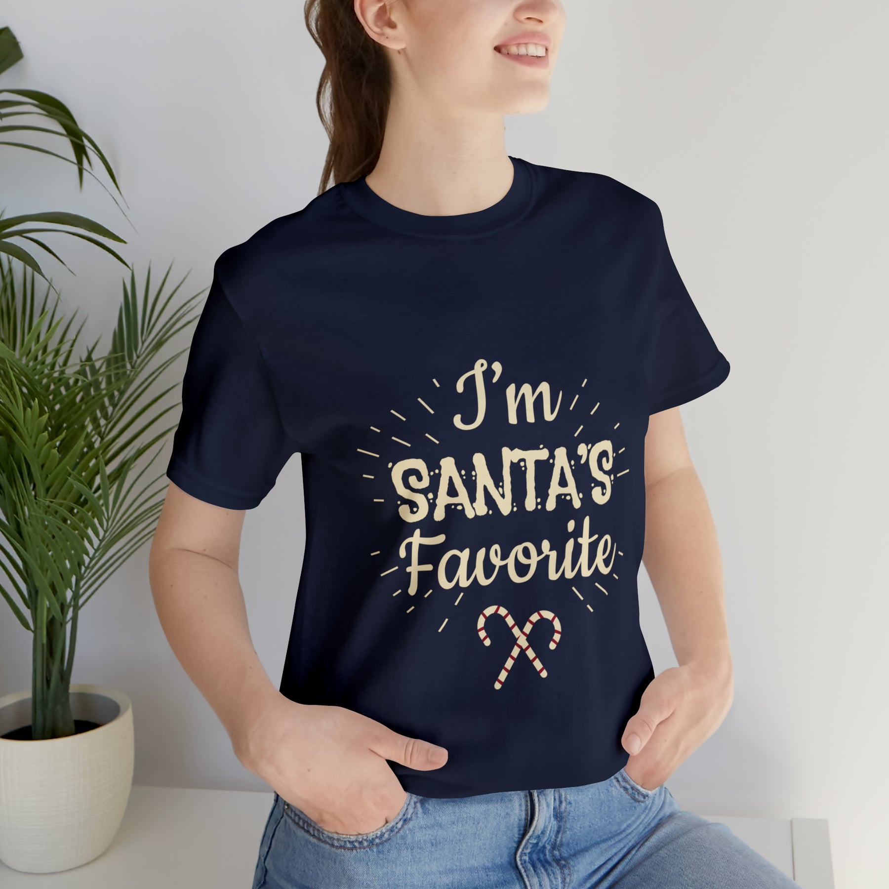 I'm Santa's Favorite - Unisex Jersey Short Sleeve Tee