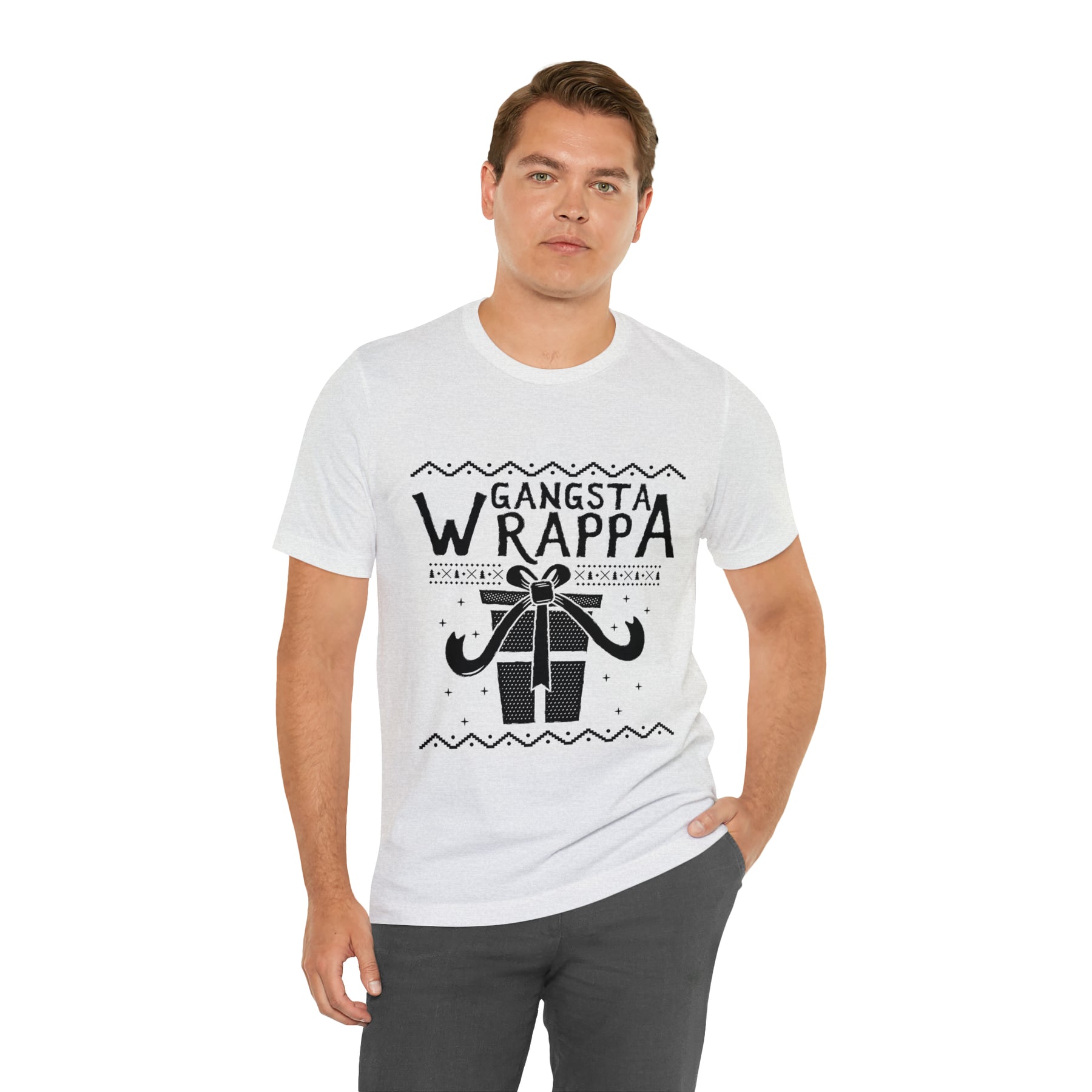Gangsta Wrapper - Unisex Jersey Short Sleeve Tee