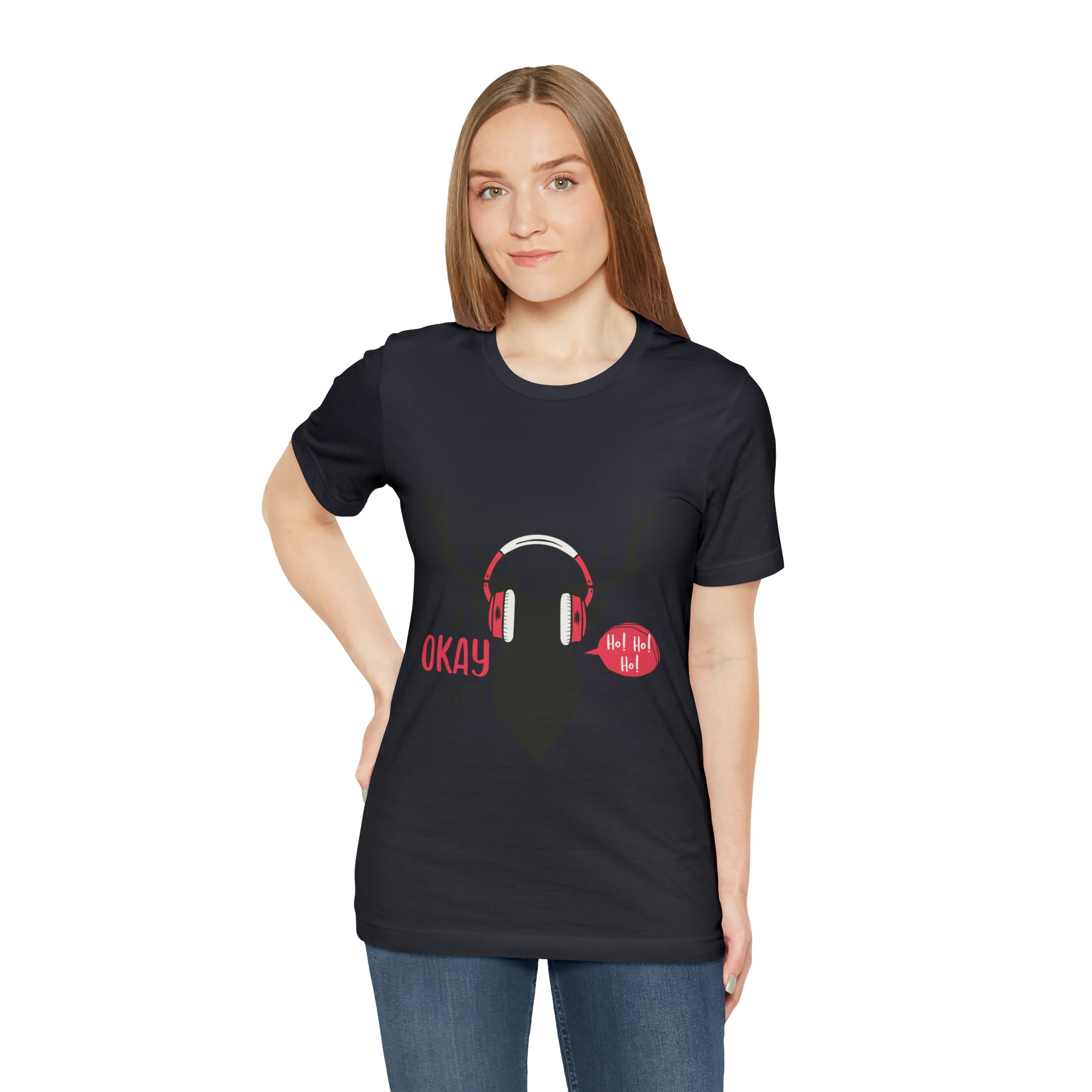 It's Okay To Say Ho Ho Ho - Unisex Jersey Short Sleeve Tee