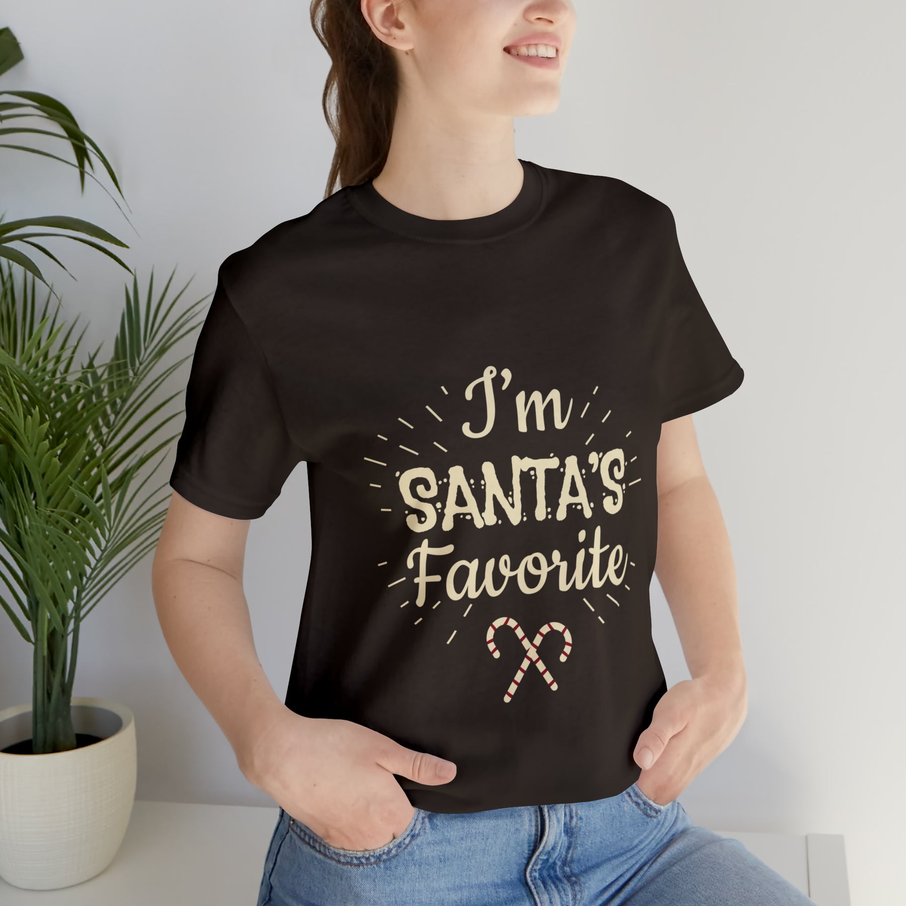 I'm Santa's Favorite - Unisex Jersey Short Sleeve Tee