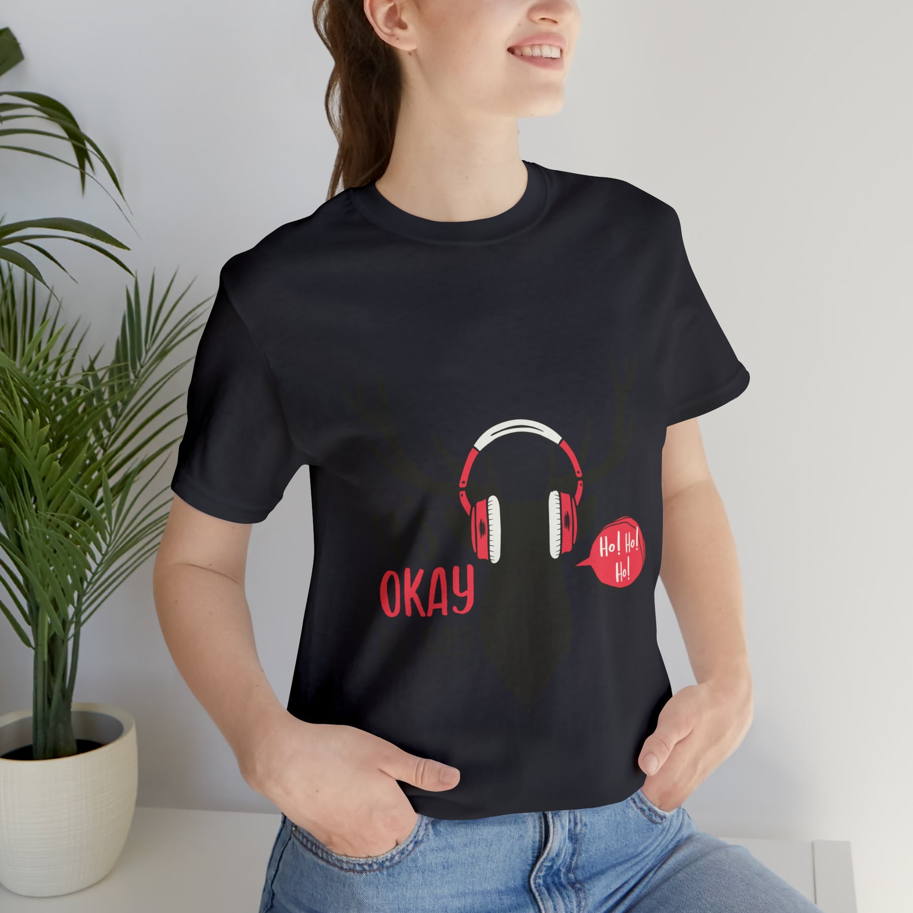 It's Okay To Say Ho Ho Ho - Unisex Jersey Short Sleeve Tee
