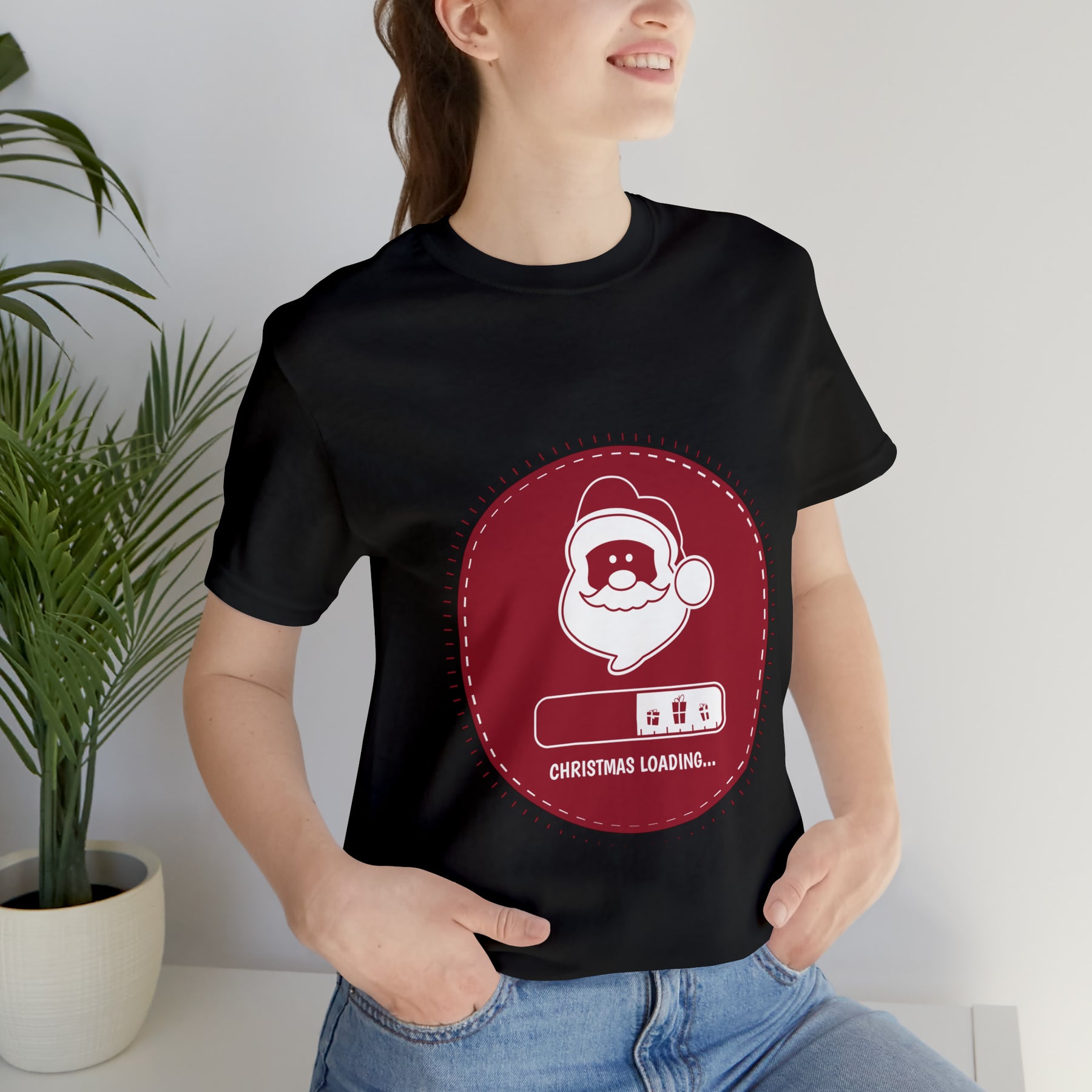 Christmas Loading - Unisex Jersey Short Sleeve Tee