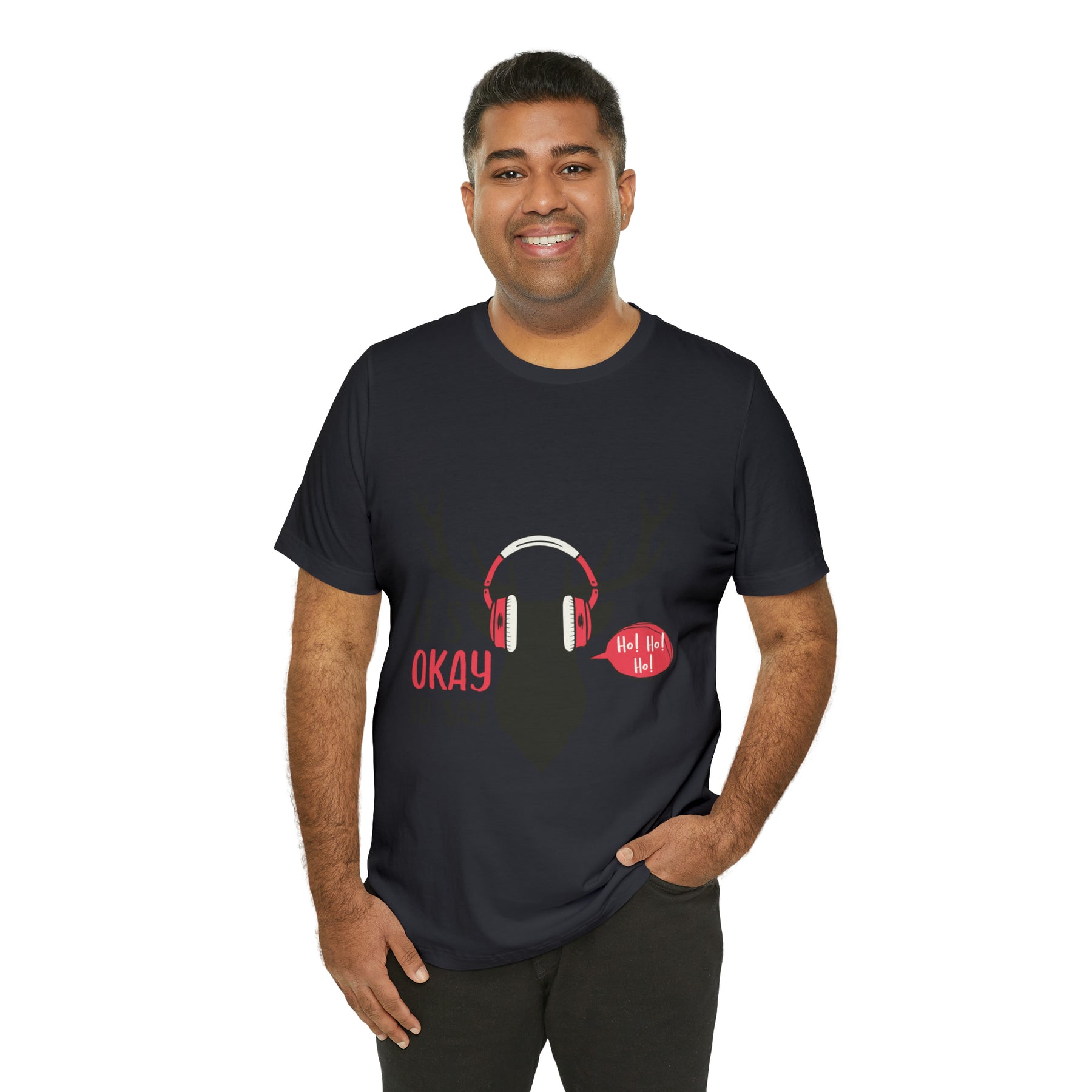 It's Okay To Say Ho Ho Ho - Unisex Jersey Short Sleeve Tee
