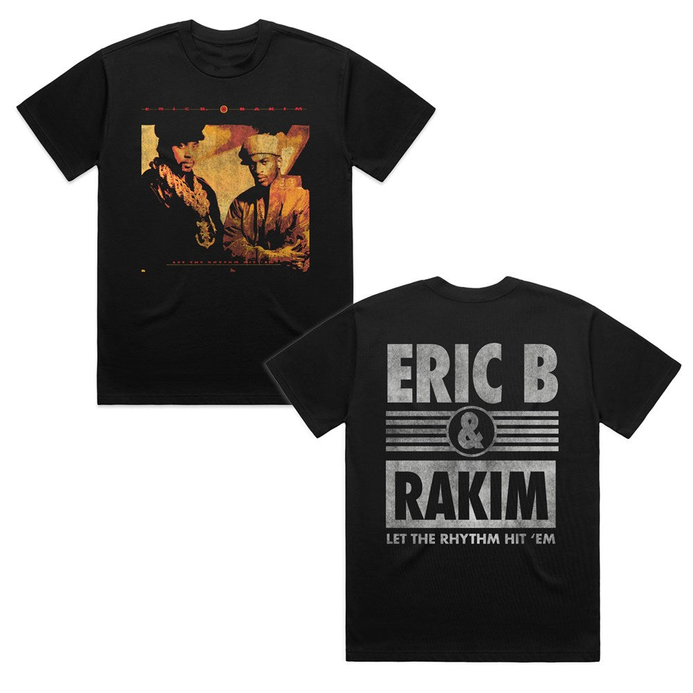 Eric B & Rakim - Rhythm - Heavy T-shirt Black