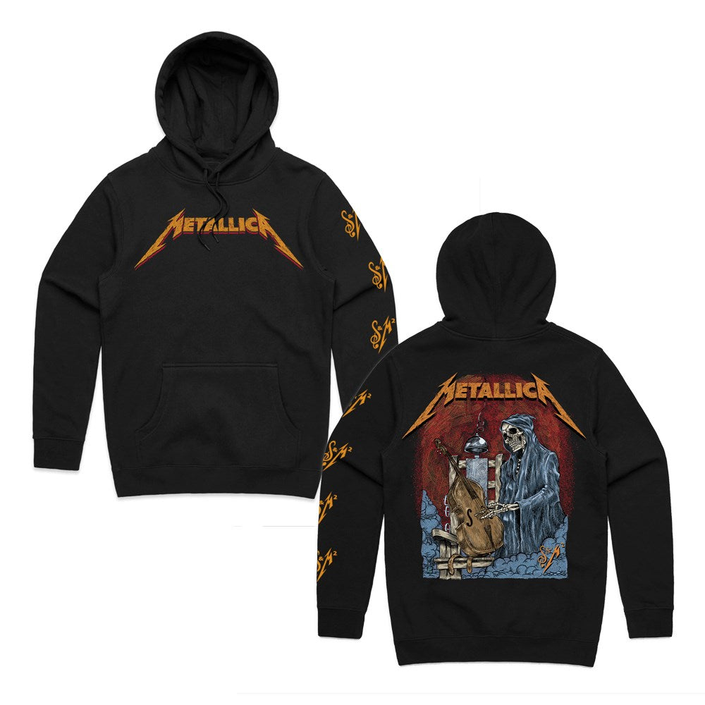 Metallica - S&M2 Cello Reaper - Black Hooded Sweatshirt
