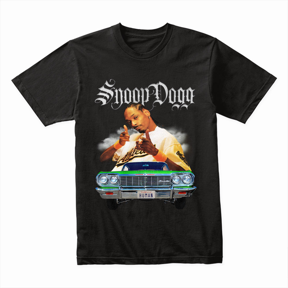 Snoop Dogg Vintage Style Graphic T-Shirt with Classic Lowrider