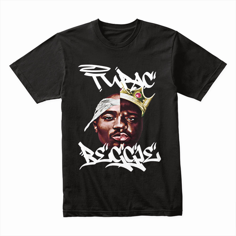 Tupac & Biggie "Legends Never Die" Tribute T-Shirt – Iconic Hip-Hop Streetwear