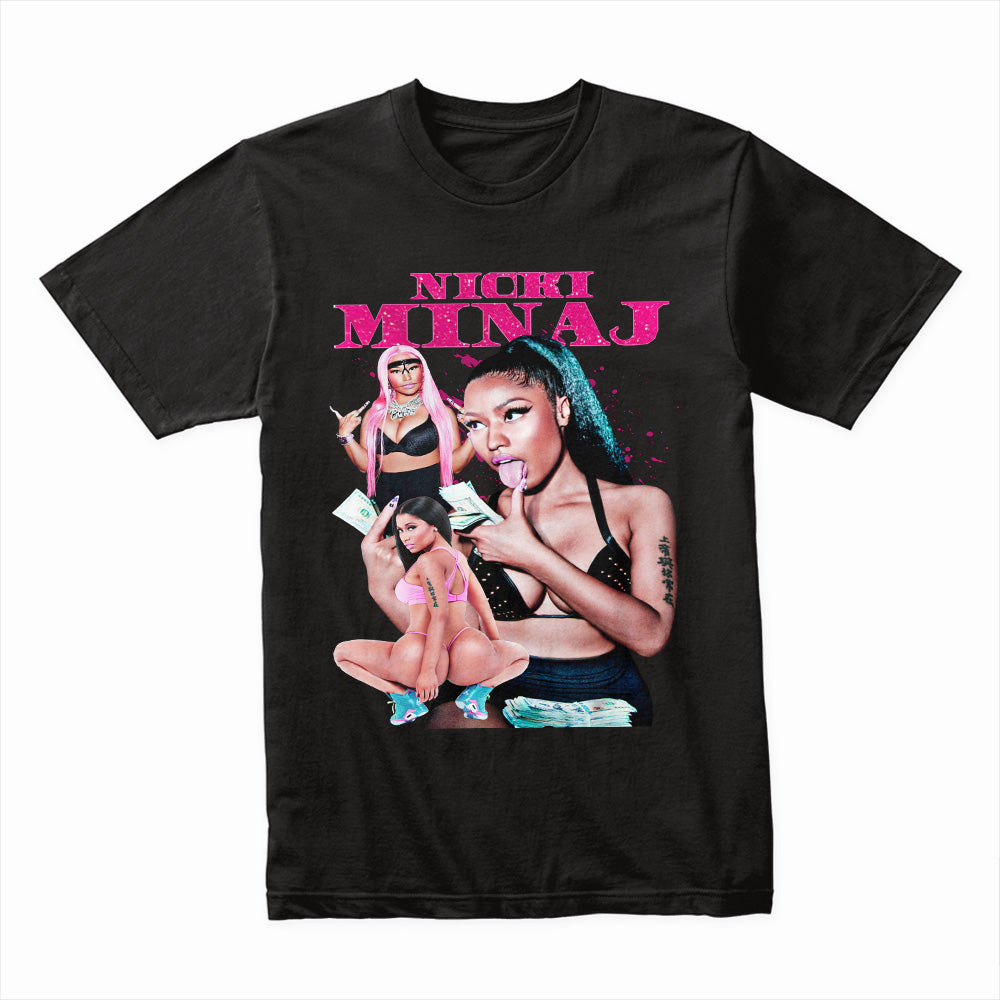 Nicki Minaj "Barbie Queen" Tribute T-Shirt – Bold Hip-Hop Streetwear