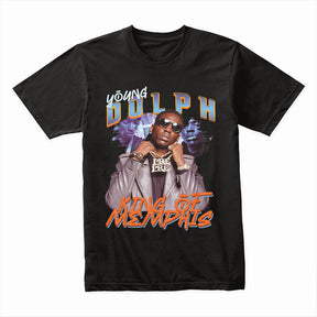 Young Dolph "King of Memphis" Tribute T-Shirt – Legendary Hip-Hop Streetwear