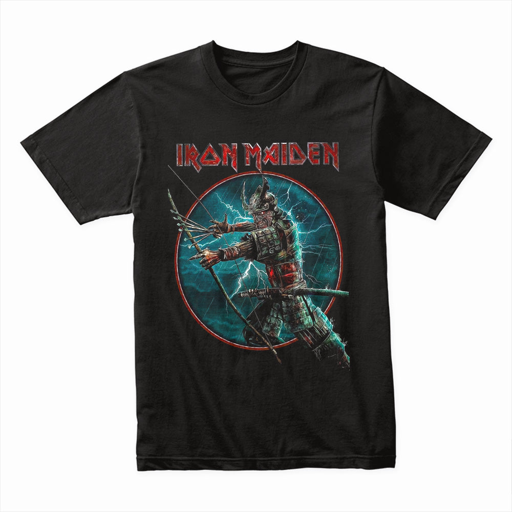 Iron Maiden Samurai Eddie T-Shirt – "Senjutsu" Warrior Design