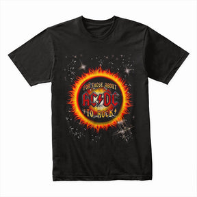 AC/DC "For Those About to Rock" Fireball T-Shirt – Classic Rock Energy