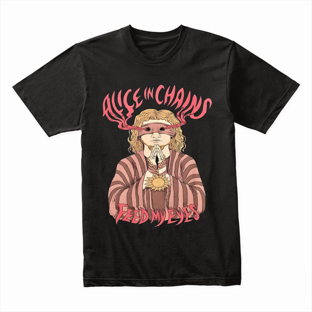 Alice in Chains "Feed My Eyes" T-Shirt – Psychedelic Grunge Rock Merch
