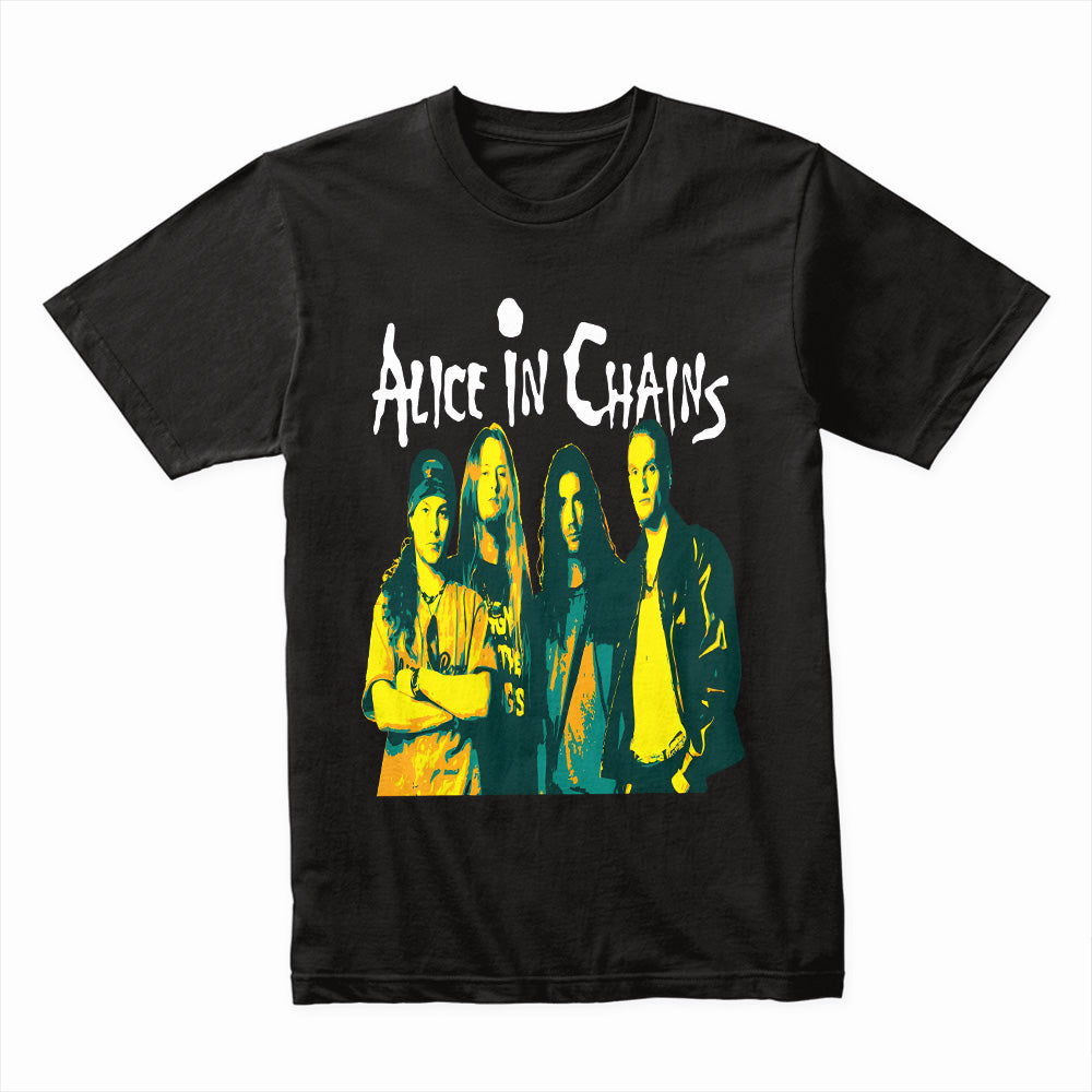Alice in Chains Vintage Grunge T-Shirt – Classic 90s Rock Band Merch