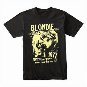 Vintage Blondie 1977 Concert T-Shirt – Punk Rock Retro Tee