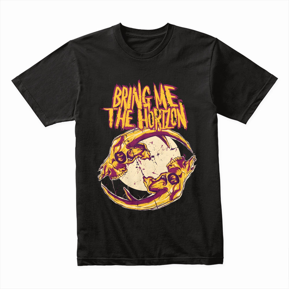 Bring Me The Horizon Apocalyptic Skull T-Shirt – Heavy Metalcore Artwork