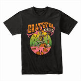 Grateful Dead Swamp Skeleton T-Shirt – Retro Psychedelic Jam Band Tee