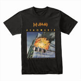 Def Leppard Pyromania Album Cover T-Shirt – Classic Hard Rock Tribute