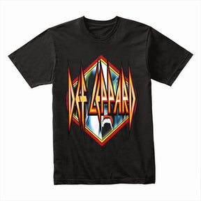 Def Leppard Screaming Face T-Shirt – Vintage Rock & Heavy Metal Graphic Tee
