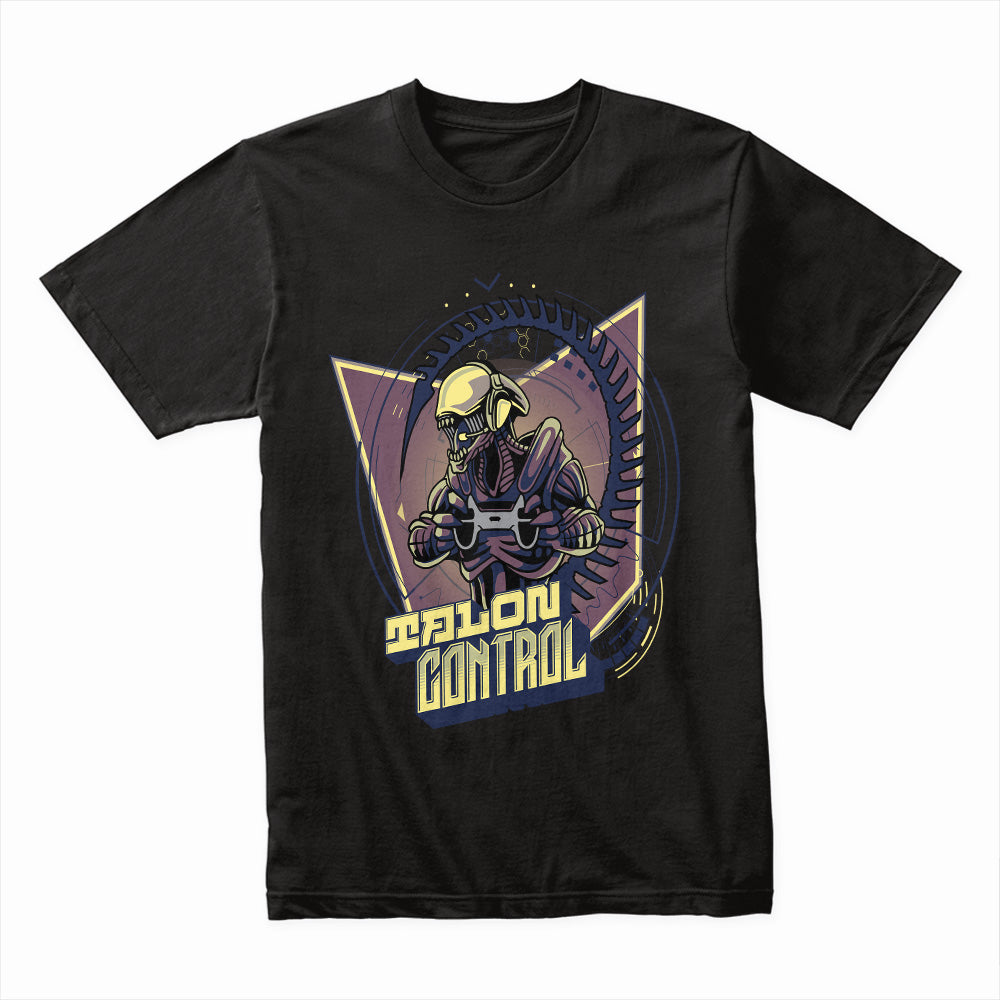 Talon Control Gaming T-Shirt – Alien Cyborg Gamer