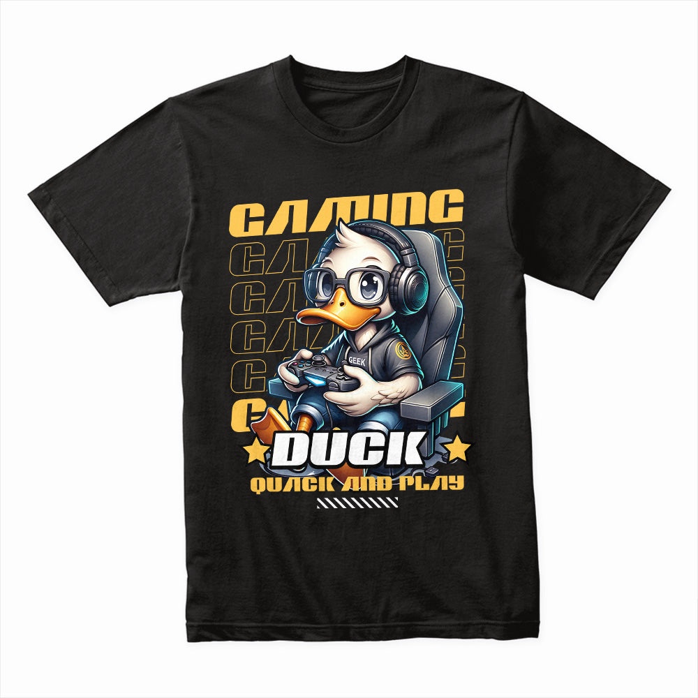 "Gamer Duck" T-Shirt – Quack and Play in Style!