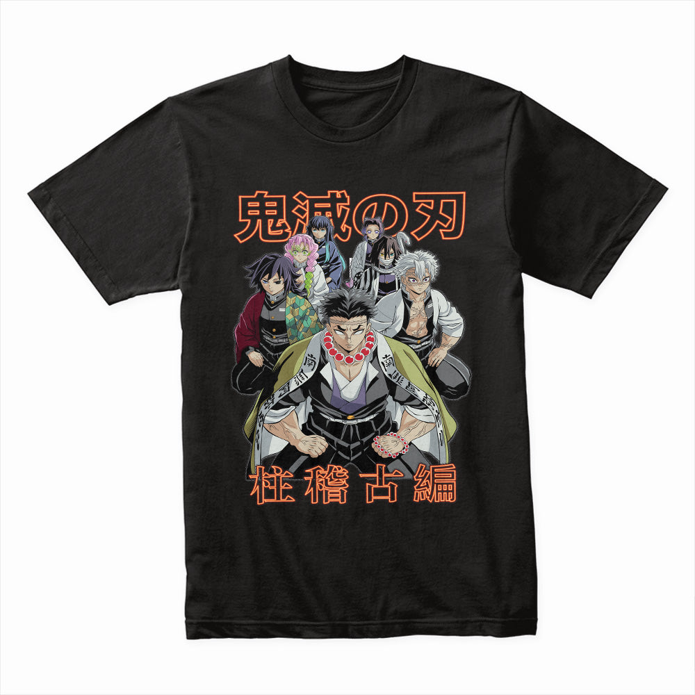 Demon Slayer Hashira Training Arc T-Shirt – Elite Hashira Warrior Squad Tee