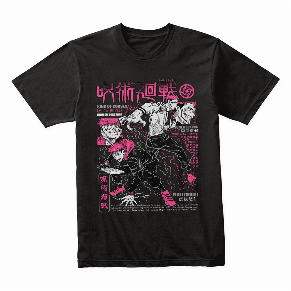 Yuji Itadori & Sukuna – Cursed Energy Awakening T-Shirt