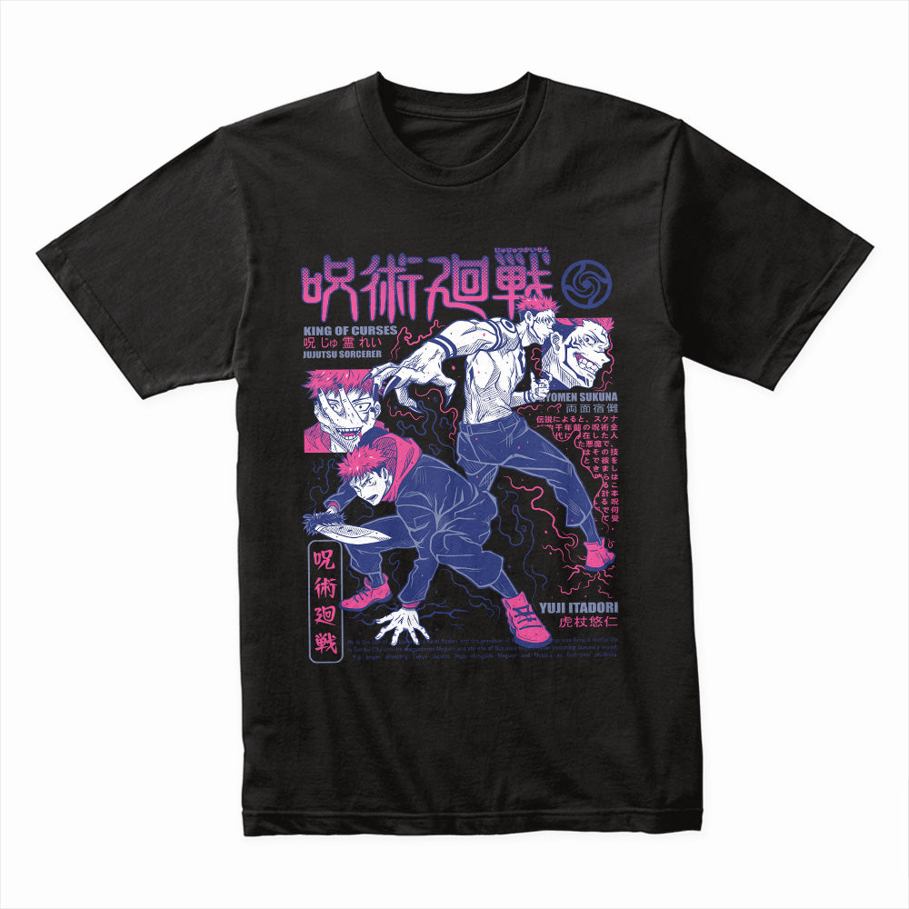 Yuji Itadori & Sukuna – King of Curses Jujutsu Kaisen T-Shirt