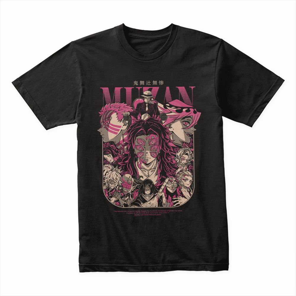 Muzan & Upper Moons T-Shirt – Dark Demon Slayer Villains Streetwear