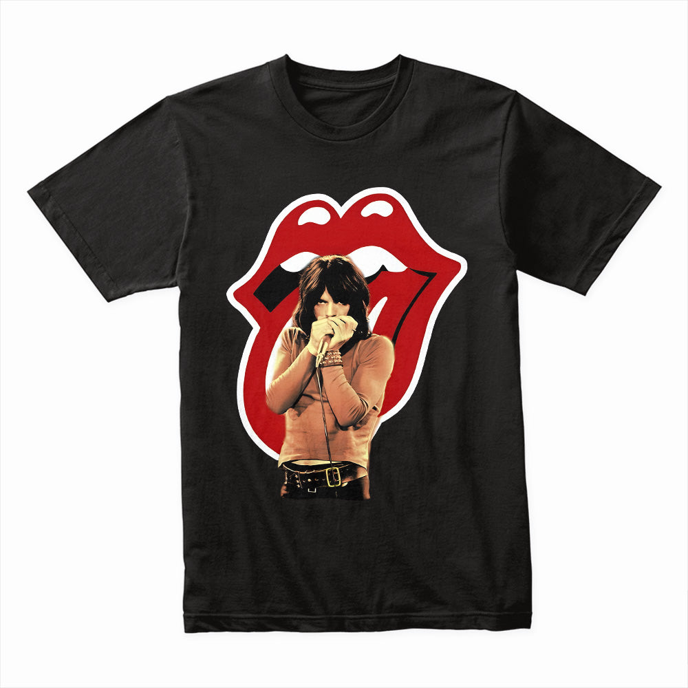 Rolling Stones Mick Jagger "Tongue & Lips" Vintage Rock T-Shirt