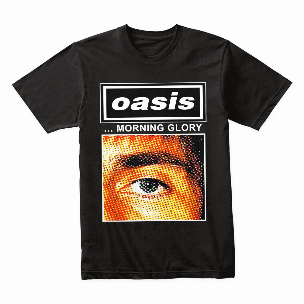 Oasis "Morning Glory" Pop Art T-Shirt – Britpop Classic Tribute