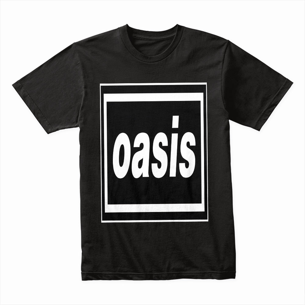 Oasis Classic Logo T-Shirt – Britpop Icon Essential