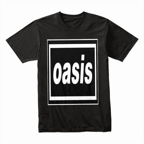 Oasis Classic Logo T-Shirt – Britpop Icon Essential
