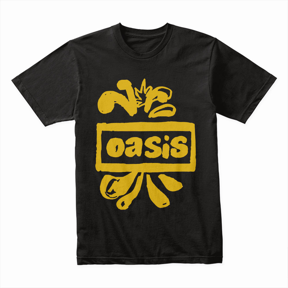 Oasis Vintage Logo T-Shirt – Classic Britpop Tribute