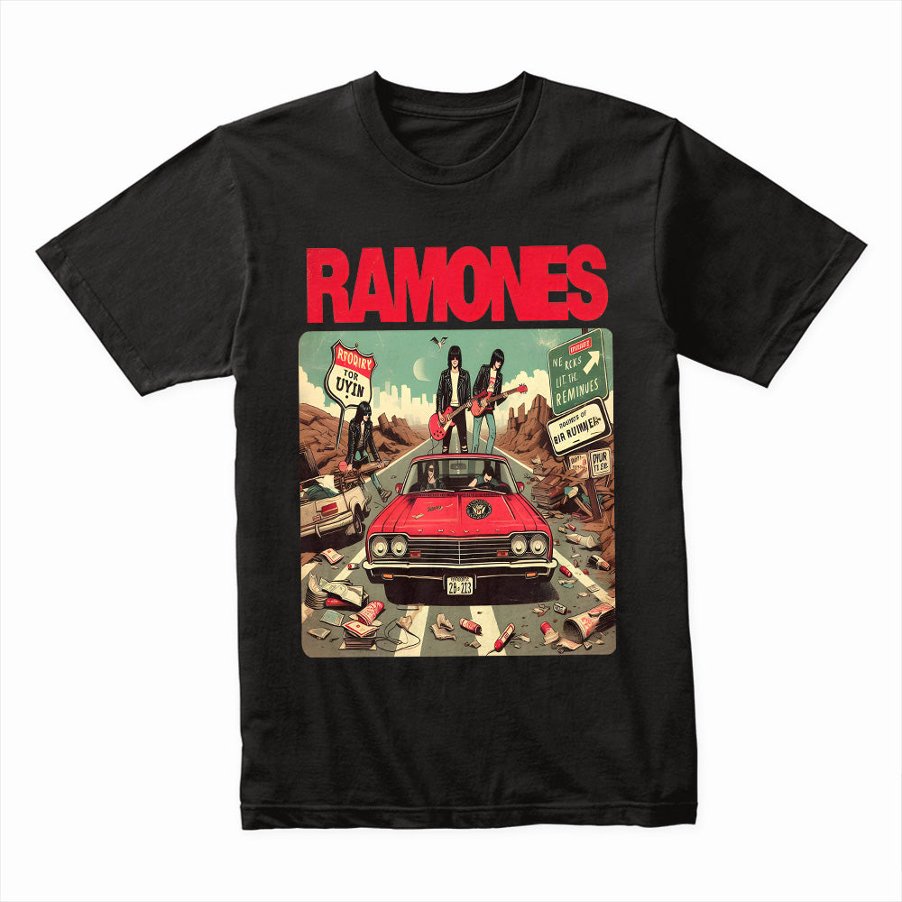 Ramones Vintage Rock Band T-Shirt – Retro Punk Rock Graphic Tee