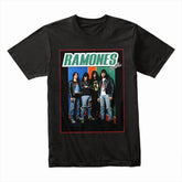 Ramones "For All" T-Shirt – Vintage Punk Rock Band Photo Tee