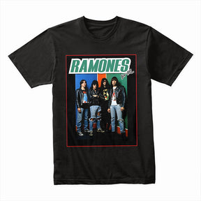 Ramones "For All" T-Shirt – Vintage Punk Rock Band Photo Tee