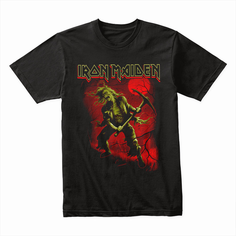 Iron Maiden "Eddie the Gravedigger" Blood Moon T-Shirt