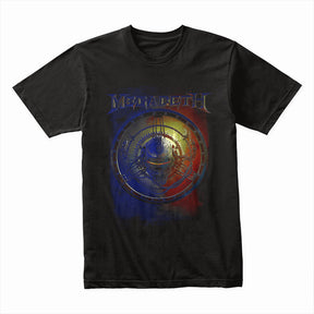 "Megadeth" Cybernetic Vic Rattlehead Emblem Design T-Shirt