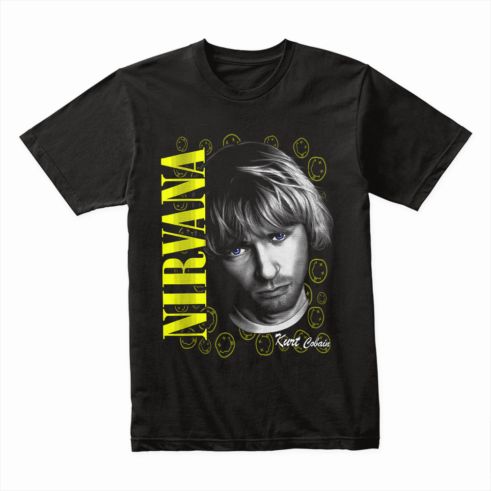 "Nirvana - Kurt Cobain Tribute" Grunge Rock T-Shirt