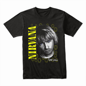 "Nirvana - Kurt Cobain Tribute" Grunge Rock T-Shirt