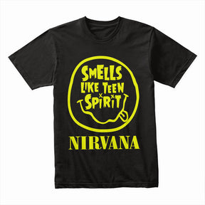 "Nirvana - Smells Like Teen Spirit" Grunge Rock T-Shirt