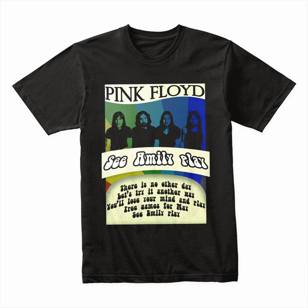 "Pink Floyd - See Emily Play" Psychedelic Rock T-Shirt