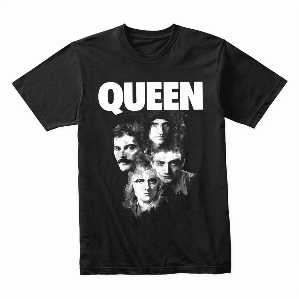 "Queen - Iconic Band Portrait" Classic Rock T-Shirt