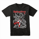 "Rock & Tentacles" Rolling Stone-Inspired Gothic Rock T-Shirt