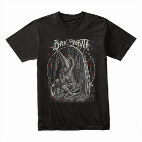 Black Sabbath "Fallen Angel" Dark Gothic Metal T-Shirt