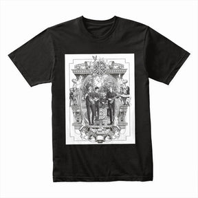 "Baroque Beatles" Vintage-Inspired Rock Art T-Shirt