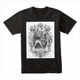 "Metal Throne" Baroque-Inspired Heavy Metal Art T-Shirt