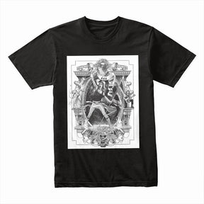 "Metal Throne" Baroque-Inspired Heavy Metal Art T-Shirt