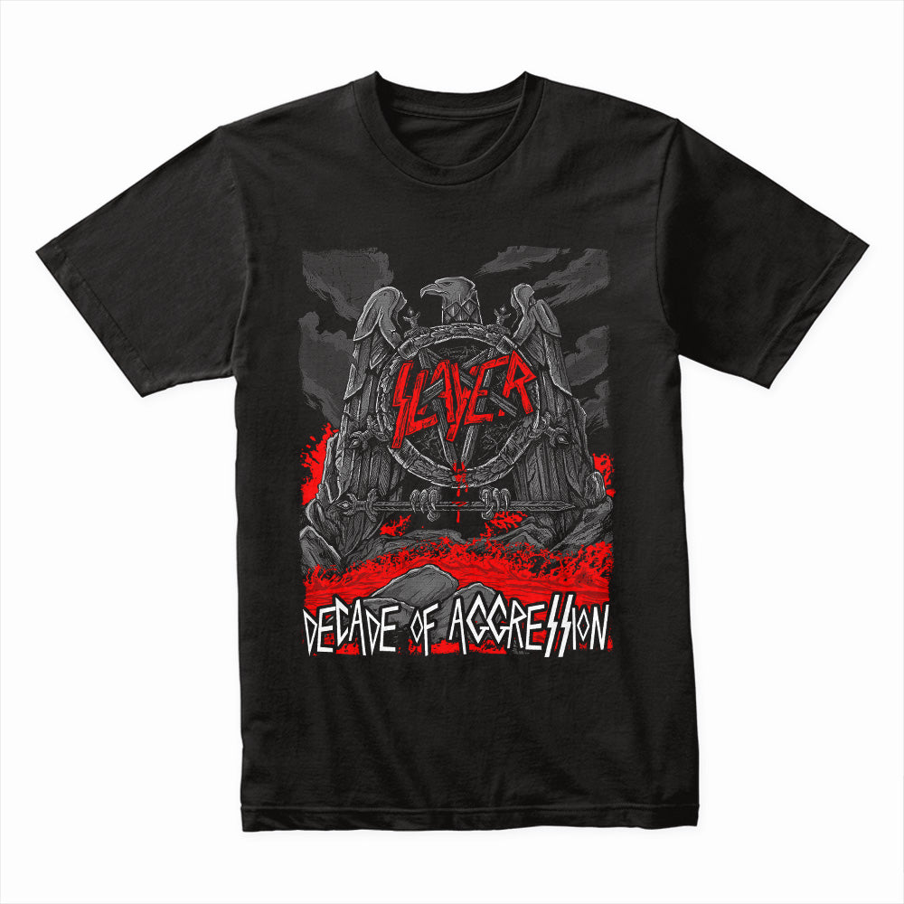Slayer "Decade of Aggression" Tribute Metal T-Shirt